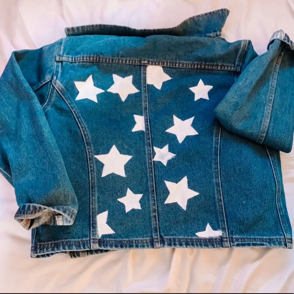 star jean jacket⚡️⚡️